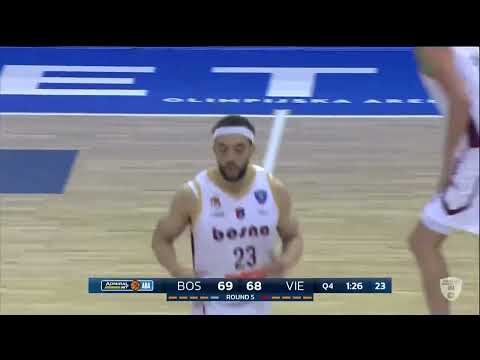 Halilović and West with the clutch points (Bosna BH Telecom - Vienna, 1.11.2025)