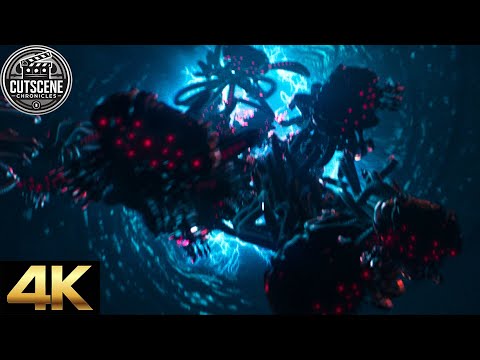 [4K UHD] EMP Detonation Saves Zion from Sentinel Swarm CUTSCENE | The Matrix Revolutions (2003)