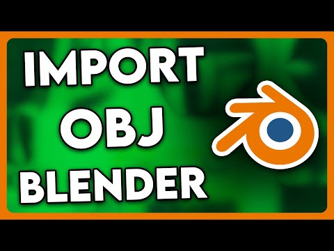 How to Import OBJ in Blender (2025)