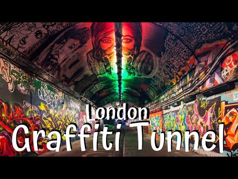 London Waterloo Bansky Graffiti Tunnel
