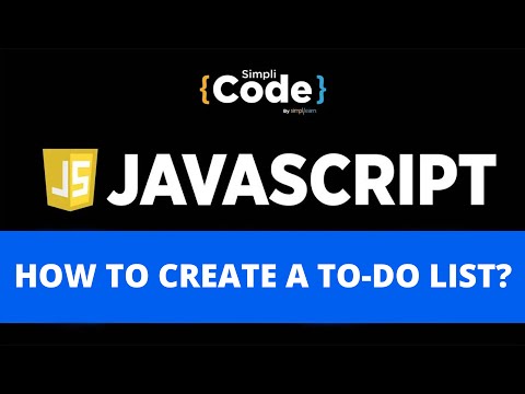 How To Create A Simple Todo List Using Javascript Javascript Beginner Project Tutorial Simplicode
