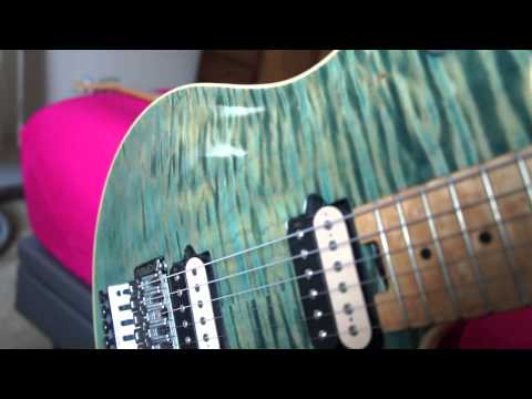 Peavey Wolfgang Custom Shop 2003 Blue quilt image 11