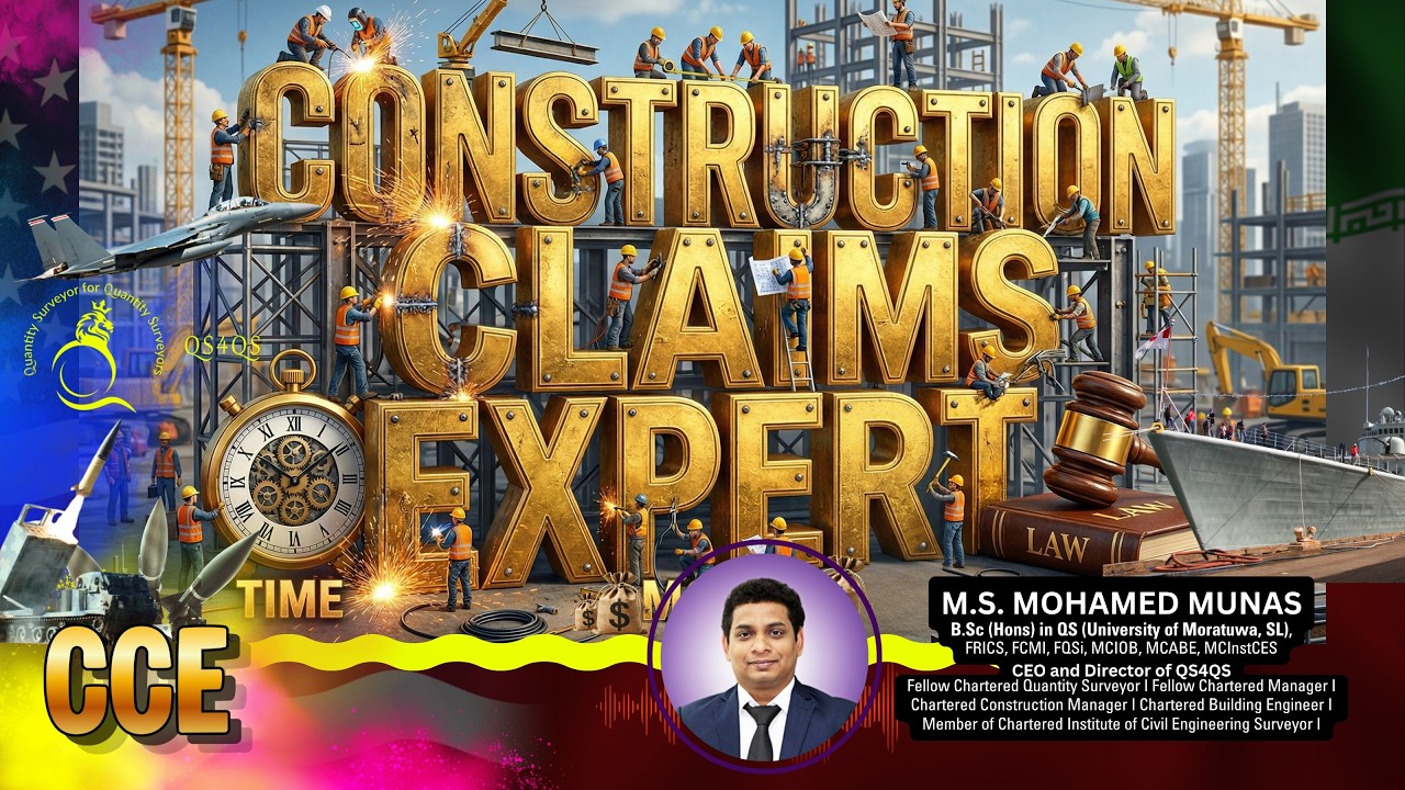 Construction Claims Expert (CCE) | Master Claims, EOT & Contract Management | QS4QS