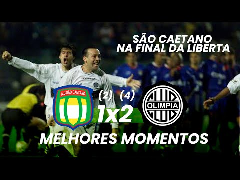 AZULÃO NA FINAL DA LIBERTA! São Caetano x Olimpia -  Final Copa Libertadores 2002 -  JOGO 2