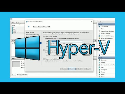 在 Microsoft Hyper-V 管理器中創建虛擬機 (Create a Virtual Machine in Microsoft Hyper-V Manager)