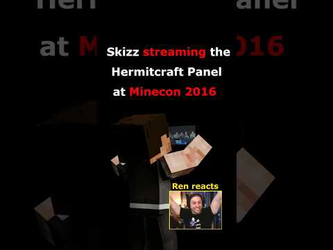 Skizz and Ren talk Hermitcraft Panel at MineCon 2016 | @impandskizzpodcast #hermitcraft #fanedit