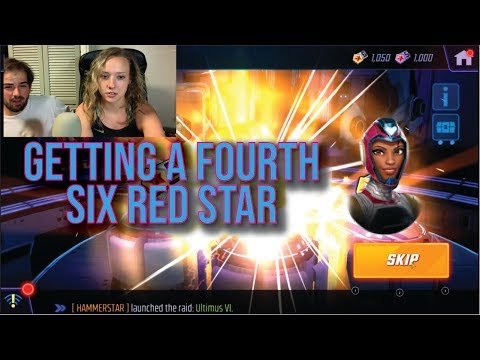 My 4th 6 Red Star - Ironheart Red Star Orb Opening I Marvel Strike Force