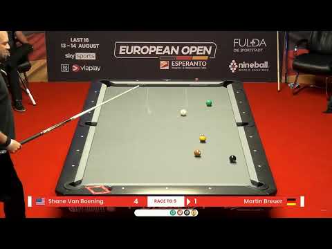 The Worst Miss You Will EVER See | European Open Pool | Shane Van Boening Vs Martin Breuer