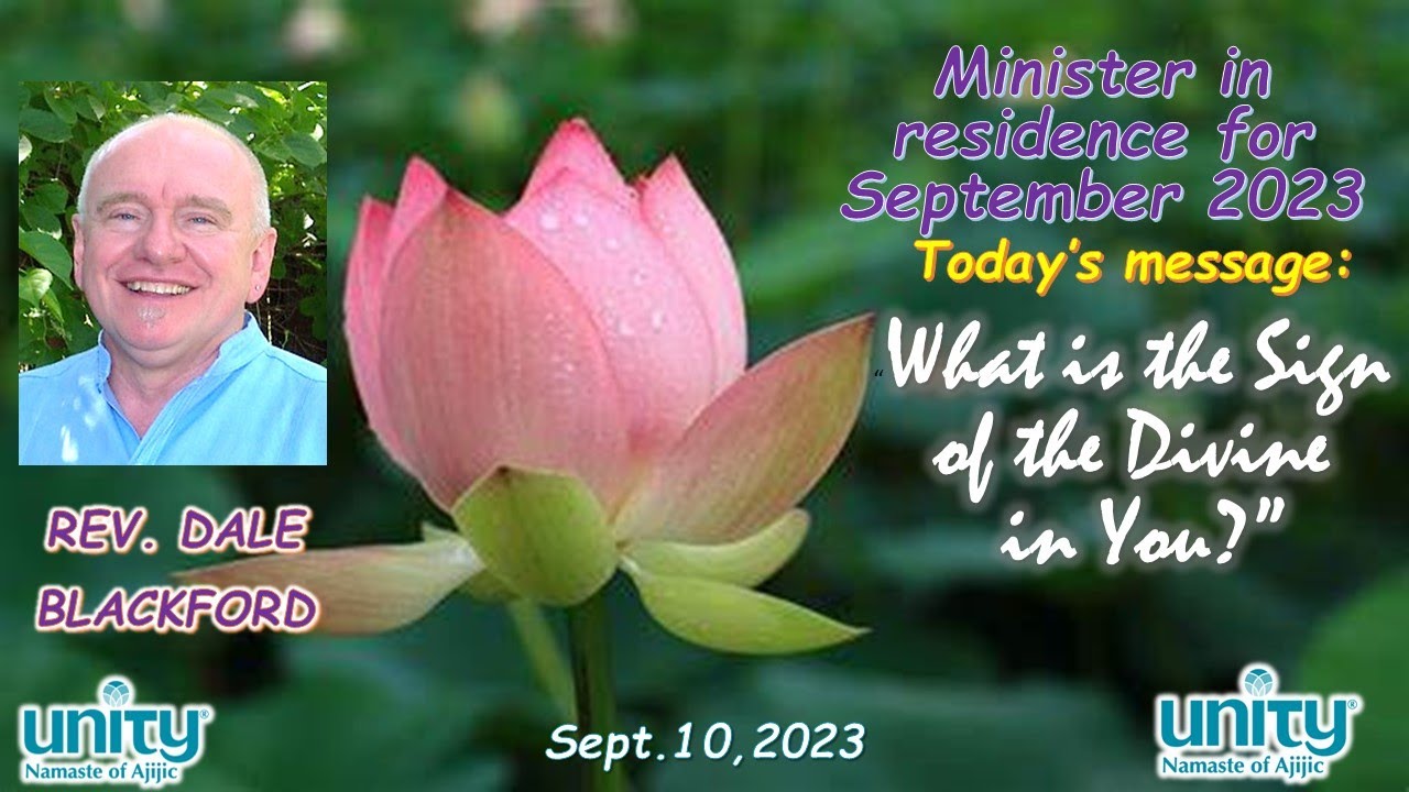 Unity Namaste - Sunday Service Sept. 10 2023