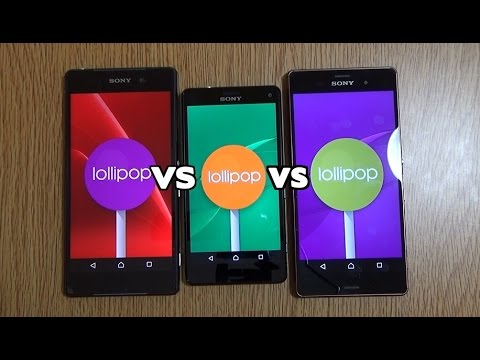 Xperia Z2 VS Z3C VS Z3 Official Lollipop 5.0.2 - Speed Test!