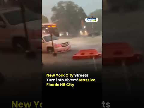 New York City Streets Turn into Rivers! Massive Floods Hit City