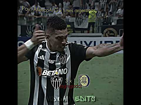 CLUBE ATLÉTICO MINEIRO, O TERROR DOS ARGENTINOS!🔥🐓#futebol  #atleticomg #shorts