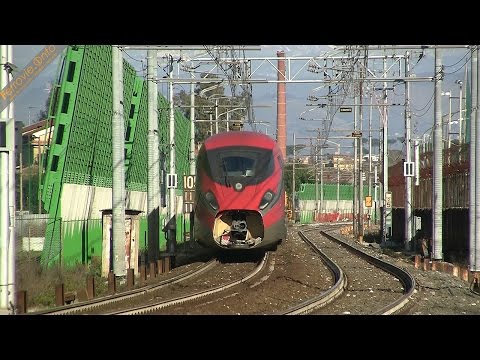 ETR 400 n.02 in transito a Monterotondo - ETR 400 n.02 running in Monterotondo