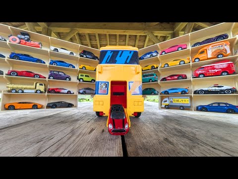 48 kinds of Tomica ☆ Big Great Convoy & Cleaning Roller