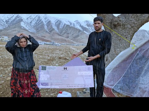 Real Nomadic Life in the Heart of the Blizzard to Pay Off Land Debt