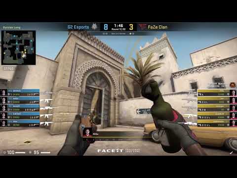 CS:GO POV FaZe NiKo (45/29) vs G2 | de_dust2 @FACEIT Major 2018