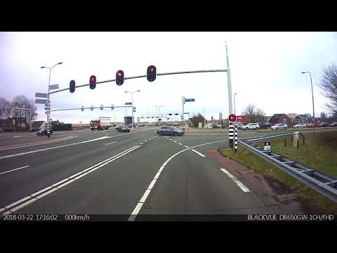 Leimuidense Brug met 470. Te laat witlicht...