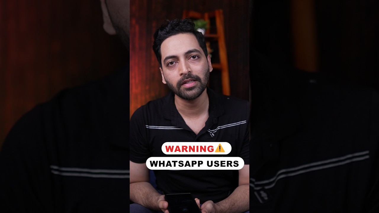 ⚠️ Warning For WhatsApp Users #shorts