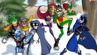 TeenTitans Mistletoe Merry Christmas