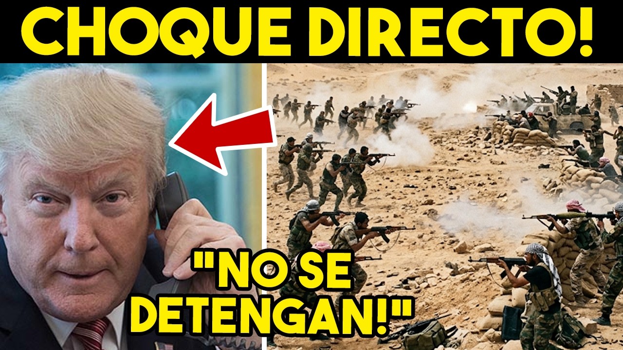 IMPACTO CRITICO! TROPAS SE ENFRENTAN, IRAN AVANZA. TRUMP SIN SALIDA.