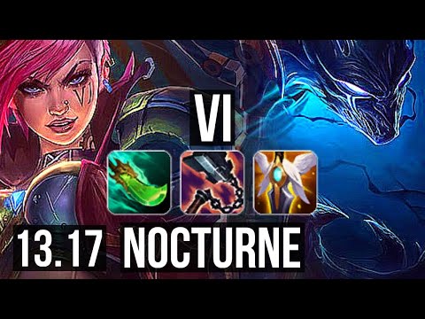 VI vs NOCTURNE (JNG) | 15/1/6, Legendary, 400+ games, 800K mastery | EUW Master | 13.17