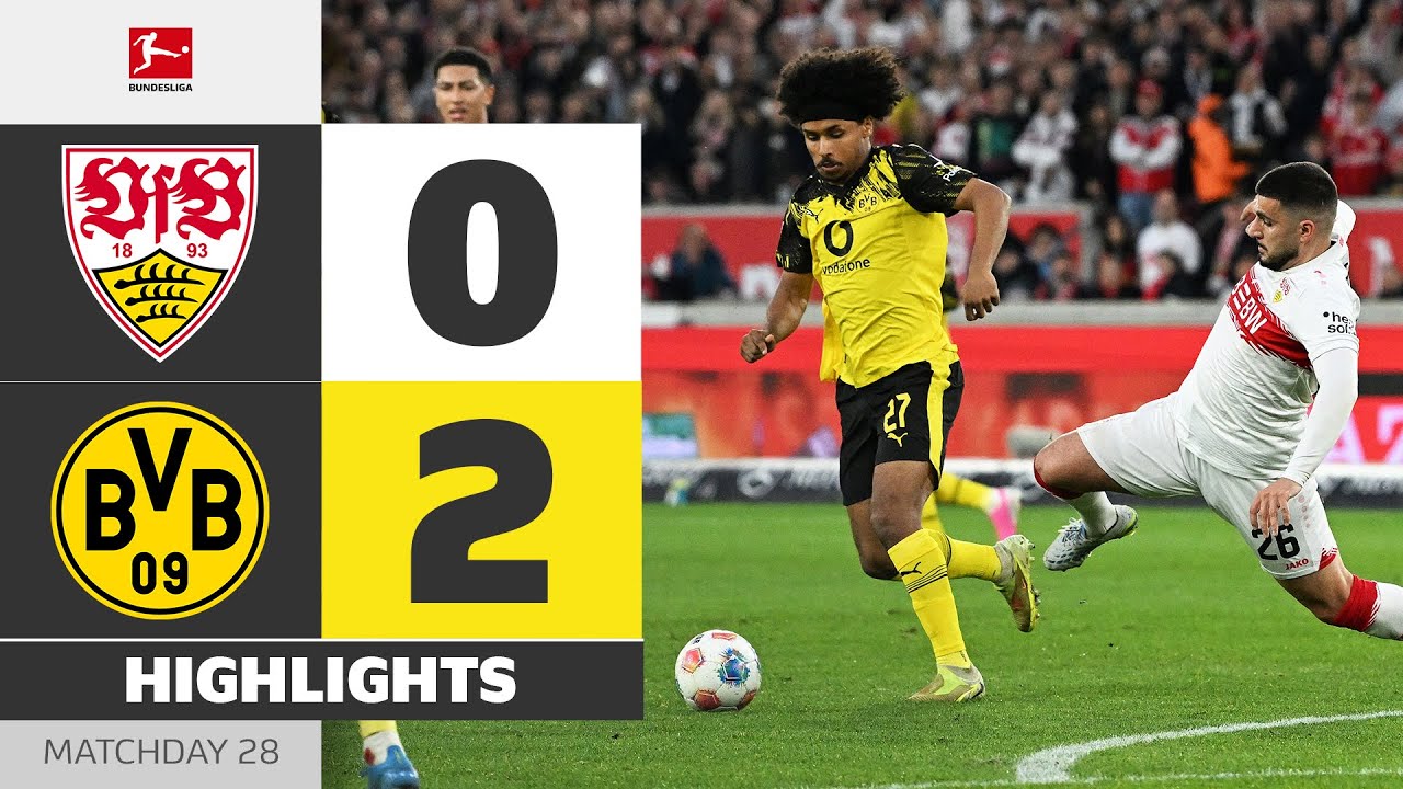 VfB Stuttgart vs Borussia Dortmund Highlights