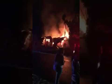 Una casa se quemó en San Pedro de Valverde Vega la noche del sábado