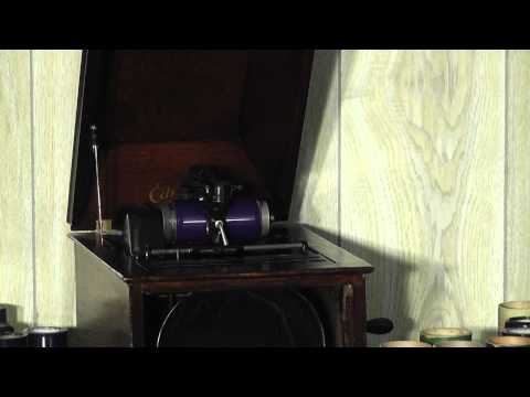 Edison blue amberol cylinder 1884 - "Rainbow" by Ada Jones & Billy Murray