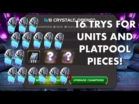 16 More Tries at 5 or 6 Star Platinumpool Pieces! | Marvel Contest of Champions!