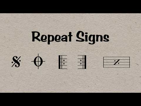 Da Capo, Dal Segno, and More: Repeat Signs In Music