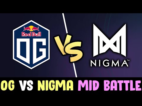 OG vs NIGMA mid battle — NON-META PICK vs Topson