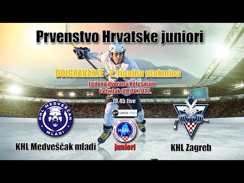 PH JUNIORI F2 KHL MEDVEŠČAK MLADI VS KHL ZAGREB