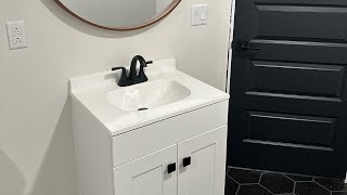 Installing the Cheapest Vanity I Could Find