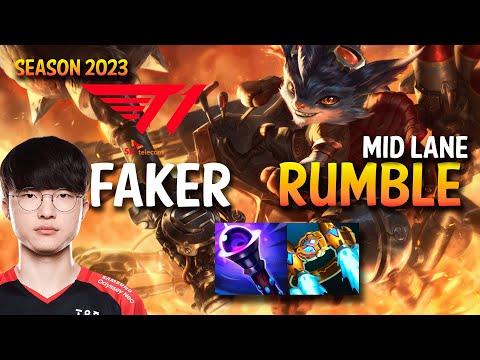 T1 Faker RUMBLE Mid vs KATARINA - KR Ranked