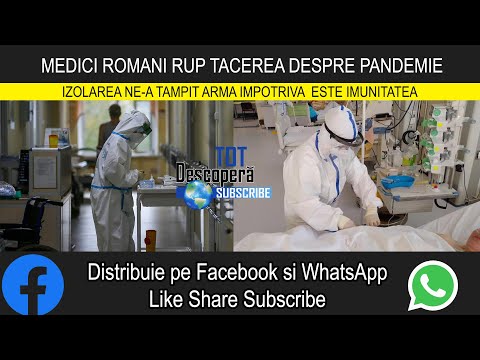 MEDICI ROMANI RUP TACEREA DESPRE  IZOLAREA CARE NE-A TAMPIT IAR ARMA IMPOTRIVA  ESTE IMUNITATEA