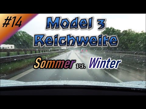 #14 Reise-Reichweite mit 150km/h, Sommer vs. Winter | Tesla Model 3 Long Range (2021)