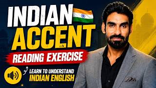 Indian Accent Reading Exercise 🇮🇳 | Learn to Understand Indian English | Listening Practice