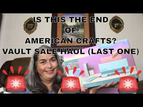 AMERICAN CRAFTS VAULT SALE (BEFORE WAREHOUSE ...