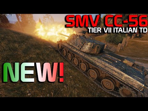 NEW Tier VII Italian TD! SMV- CC-56 | World of Tanks