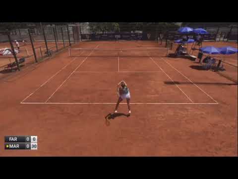 Farina Maria Agustina v (WC)Marchesini María Victoria - W25 BUENOS AIRES (1°set)