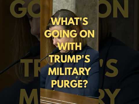 What’s going on with Trump’s military purge?