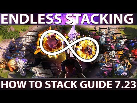 The Ultimate Stacking Guide 7.23 Patch New Map | Unlimited Stacking | Dota 2 Tips and Tricks