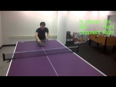 Pingpong Assistant with Google Glass Video