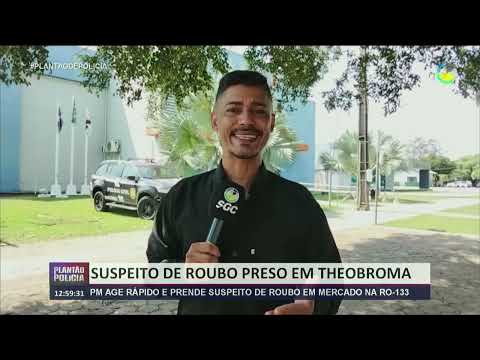 Suspeito de roubo é preso após ação rápida da PM na RO-133