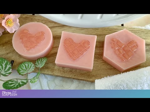 Rose Gold Heart Mosaic Soap (Cheat's Version) / March 2023 Mosaic Soap Challenge