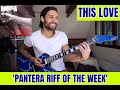 PANTERA RIFF OF THE WEEK 6 THIS LOVE Fast Chromatic Riff LESSON By ATTILA V Intermediate