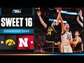 Iowa Vs Nebraska Sweet 16 NCAA Tournament Extended Highlights