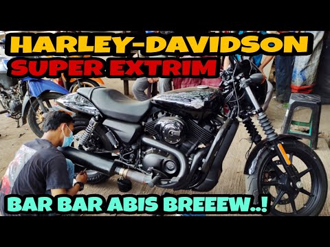 PROJEK MOTOR SULTAN BOBOK KNALPOT HARLEY-DAVIDSON REKUES SUARA BAR BAR