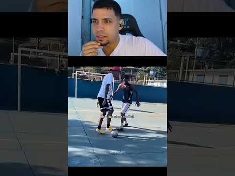 futebol de rua do Brasil vs da África ☠️ #futebol #shortvideo