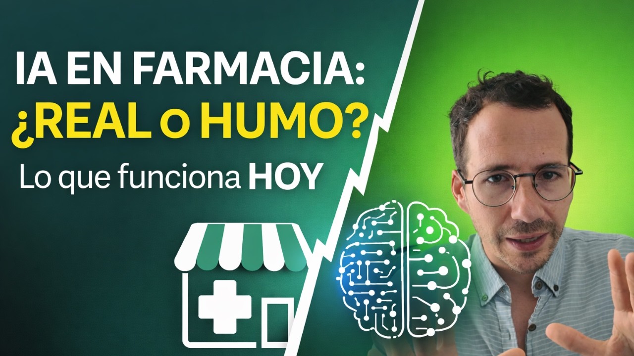 Inteligencia Artificial en farmacia: lo que ya funciona (y los riesgos que nadie te cuenta)